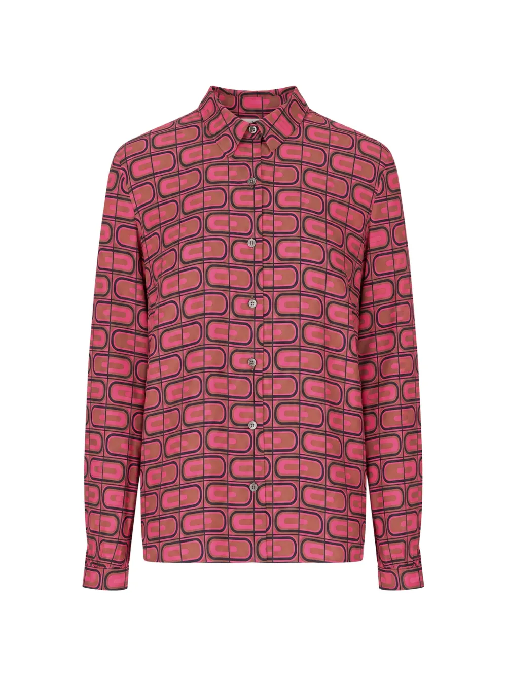 Laura Urbinati geometric-print long-sleeve shirt