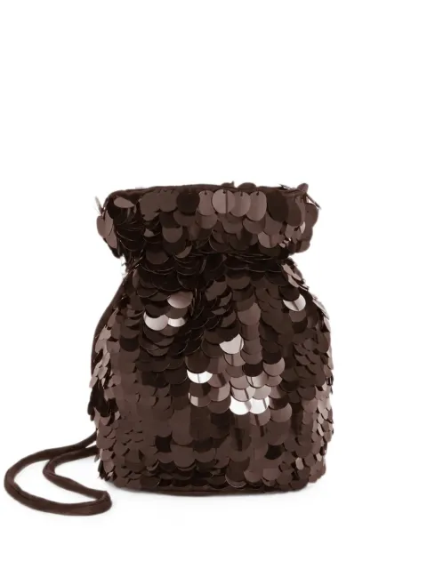 P.A.R.O.S.H. sequin-embellished bucket bag