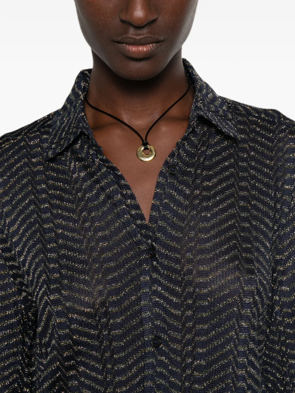 Missoni Overhemd met lange mouwen Blauw