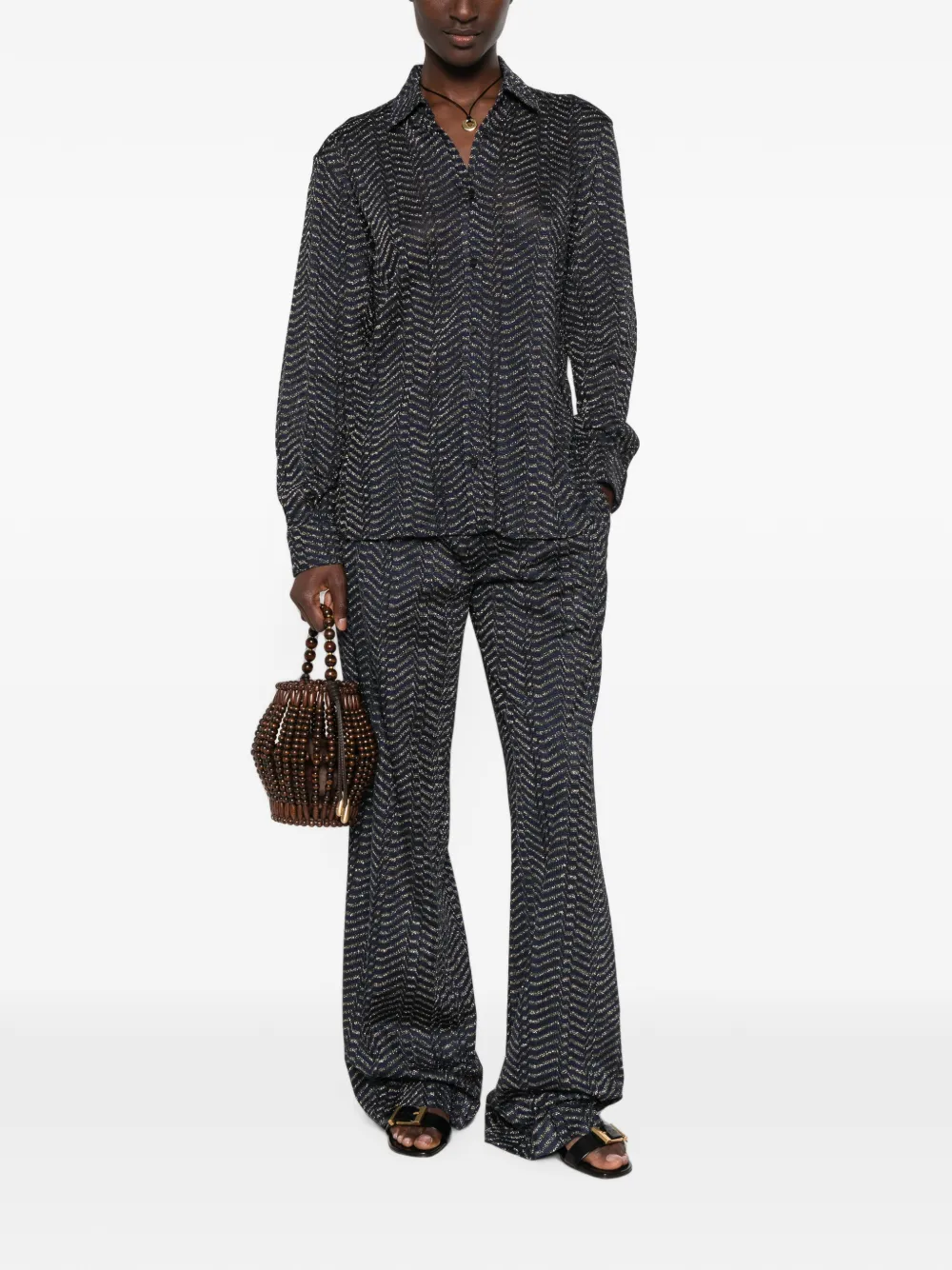 Missoni Overhemd met lange mouwen Blauw