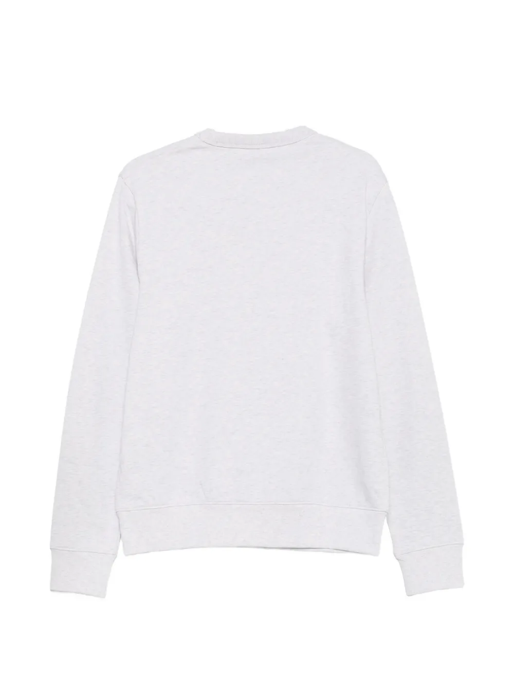 BOSS Katoenen sweater met geborduurd logo Grijs