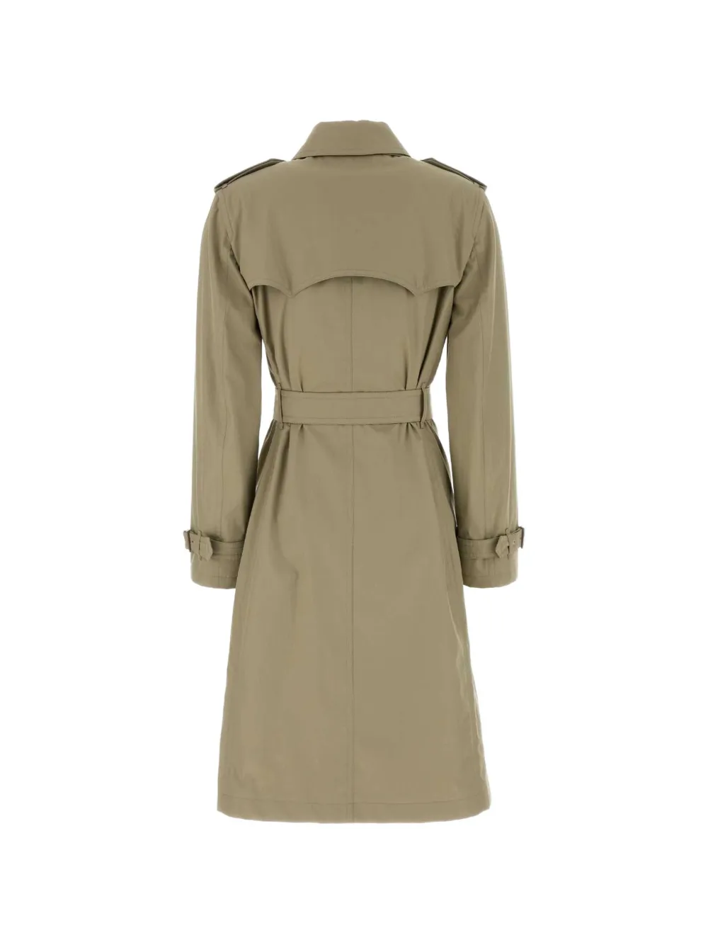 Burberry Trenchcoat met dubbele rij knopen Groen