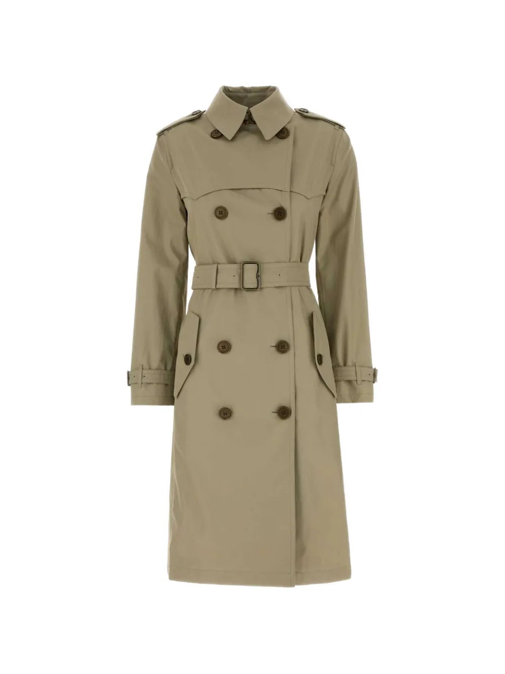 Burberry double-breasted trench coat - Verde