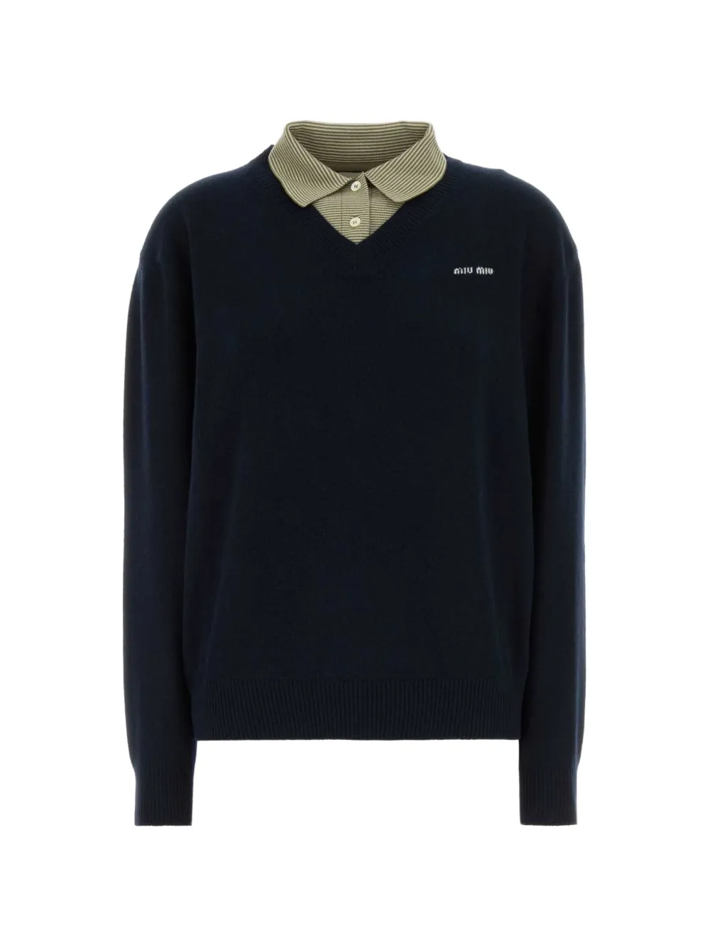 Miu Miu V-neck sweater - Blu