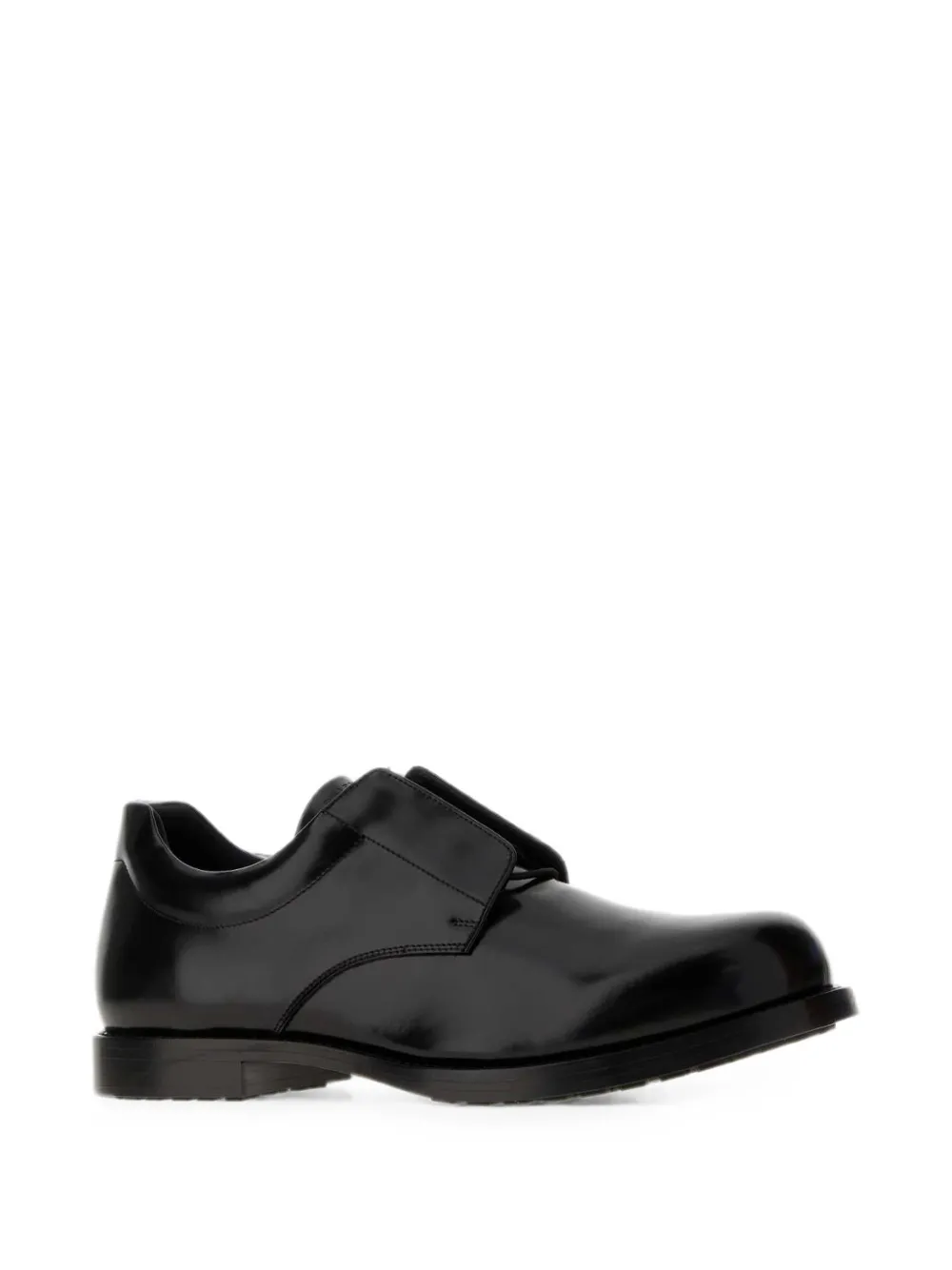 Balenciaga leather derby shoes Zwart
