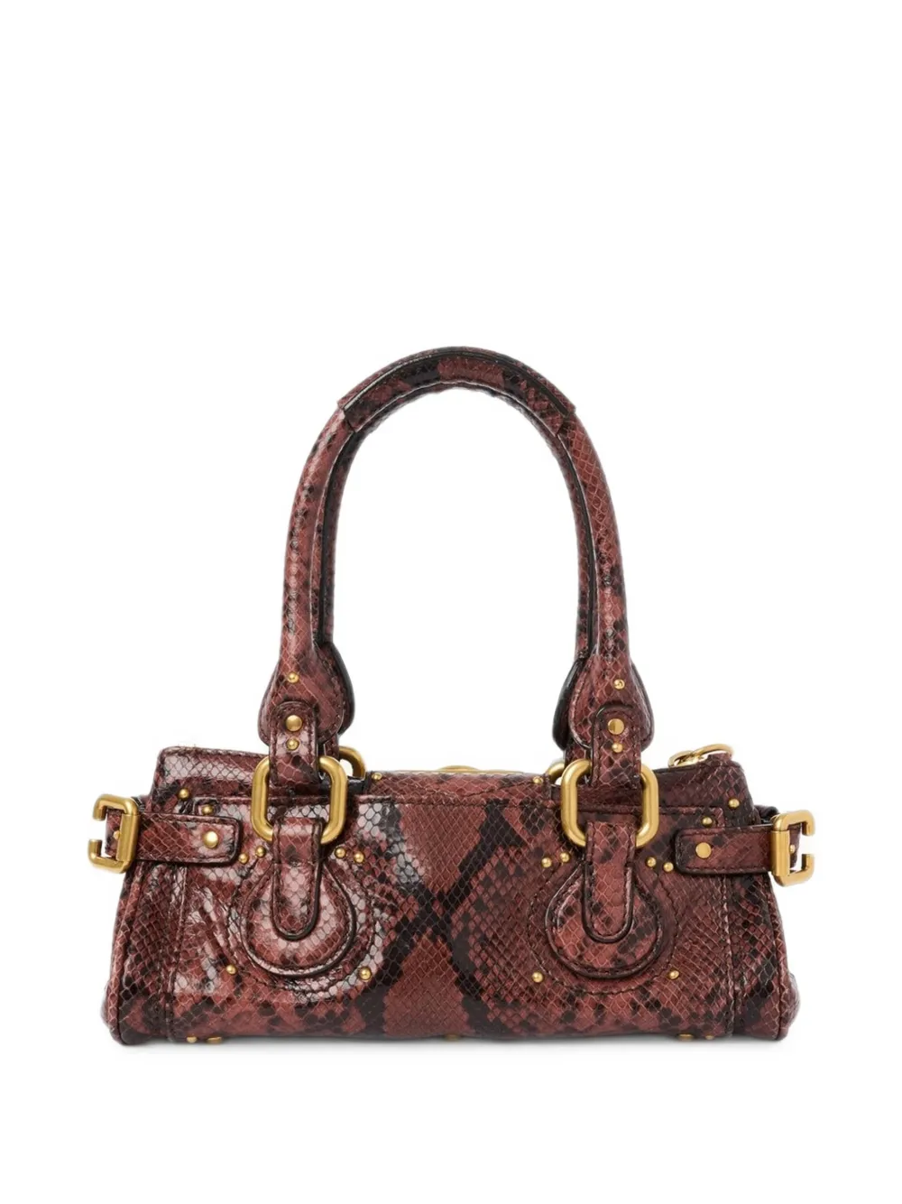 Chloé Kleine Paddington leren handtas Bruin