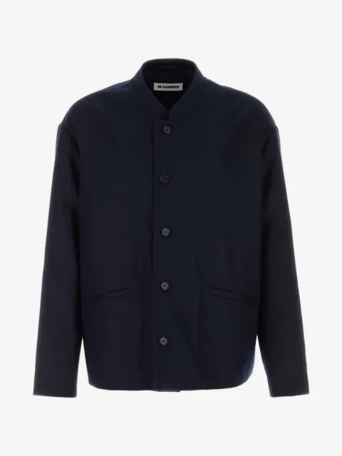 Jil Sander button-up collarless jacket