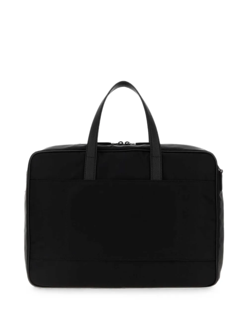 Prada Aktetas met saffiano leren afwerking Zwart