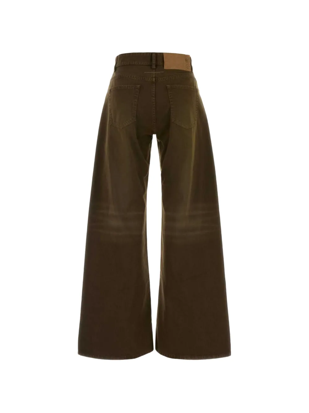 MM6 Maison Margiela Jeans met vervaagde vlakken Bruin