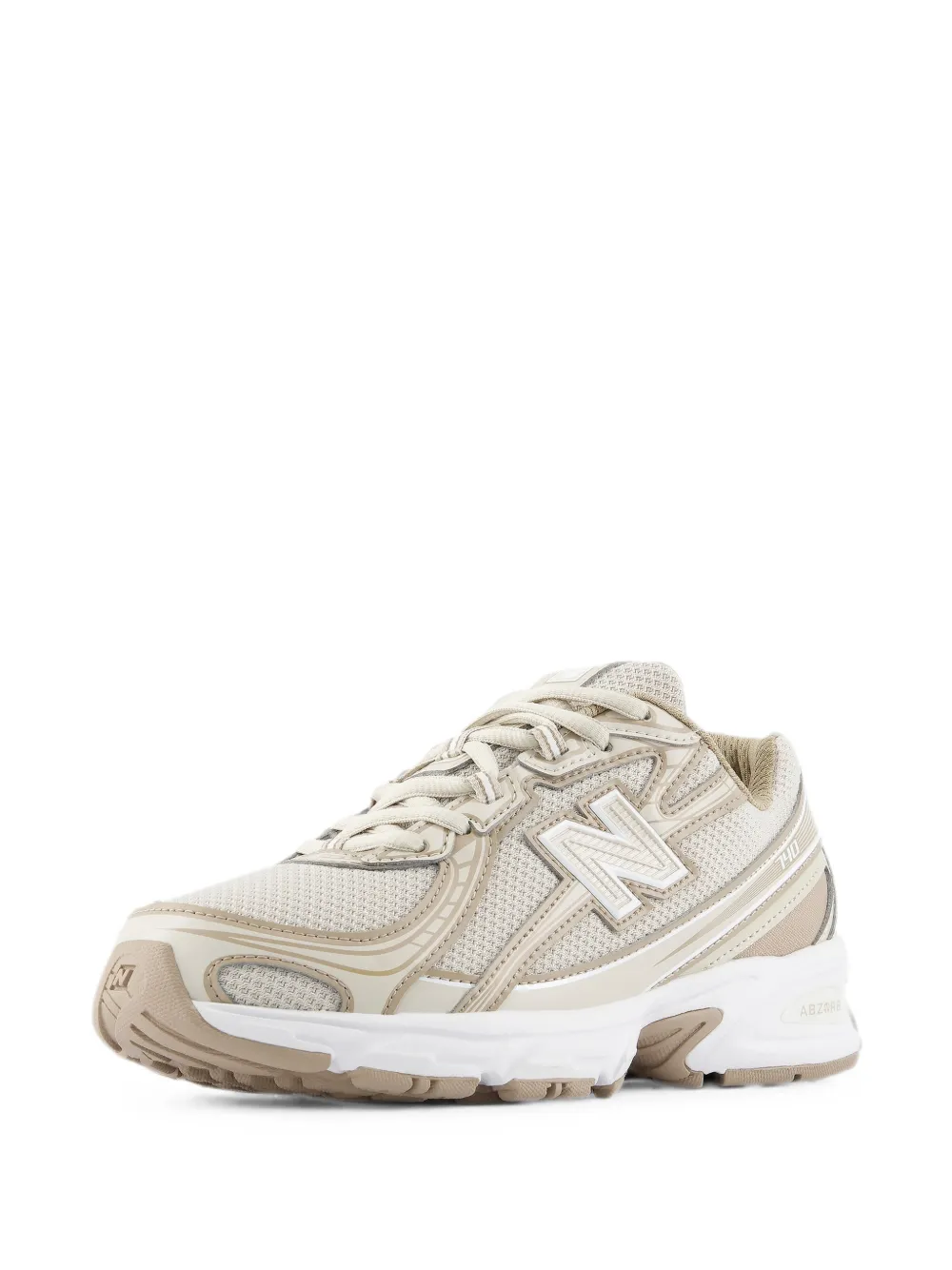 New Balance Kids 740 sneakers met mesh vlak Beige