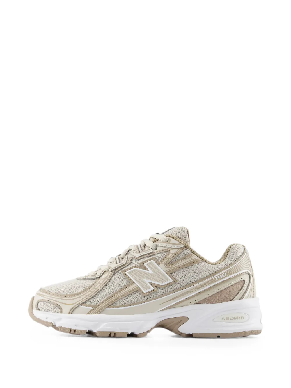 New Balance Kids 740 sneakers met mesh vlak Beige