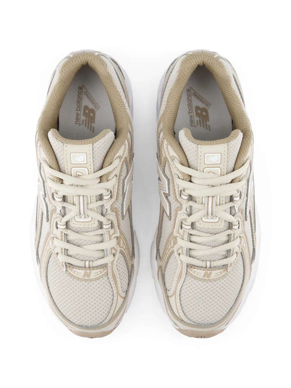 New Balance Kids 740 sneakers met mesh vlak Beige