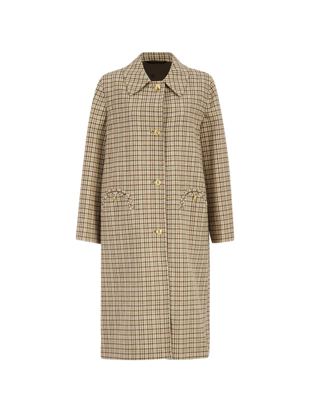 Blazé Milano Agape check-pattern coat