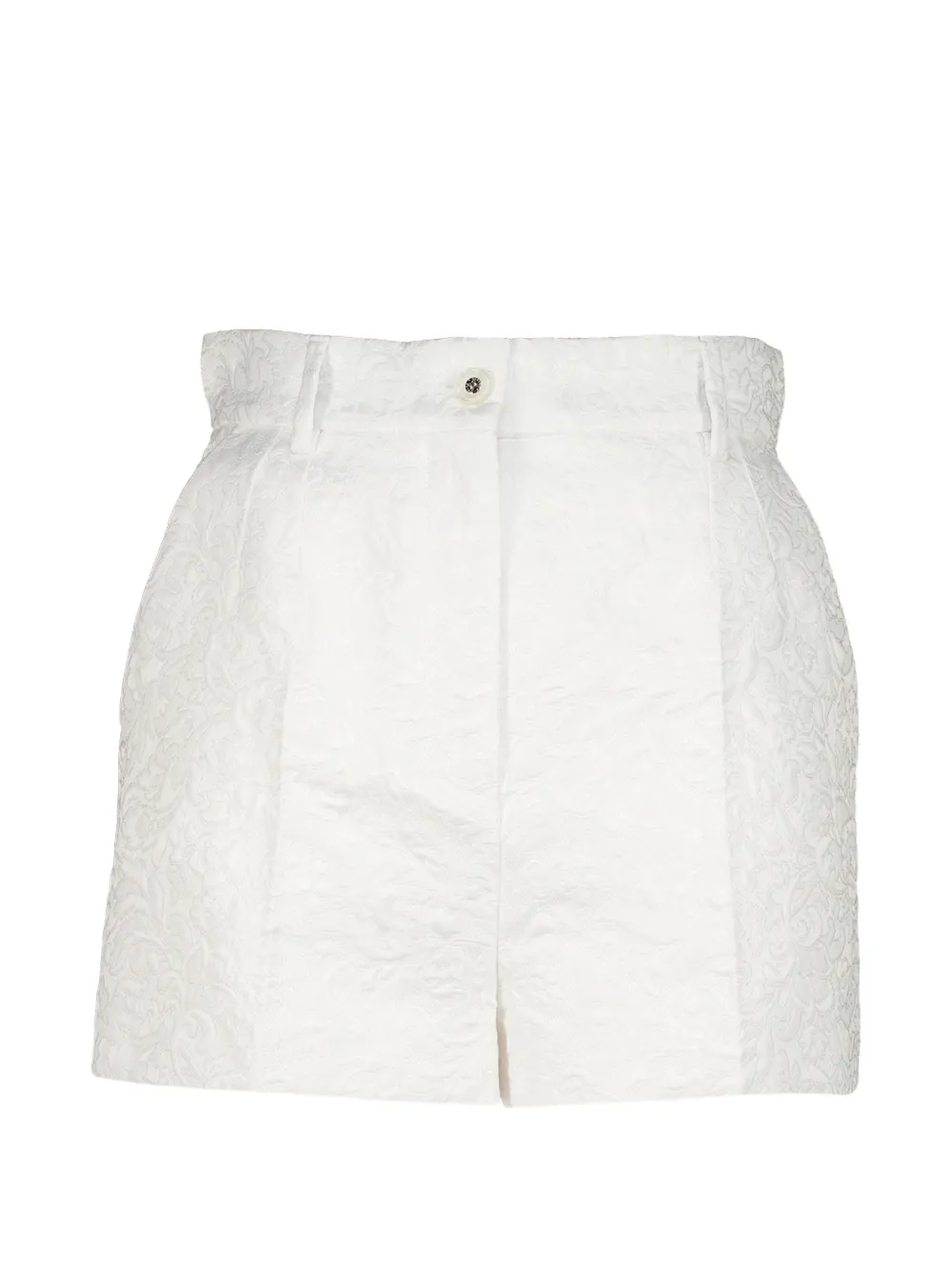Dolce & Gabbana Maiolica jacquard-effect shorts - Weiß