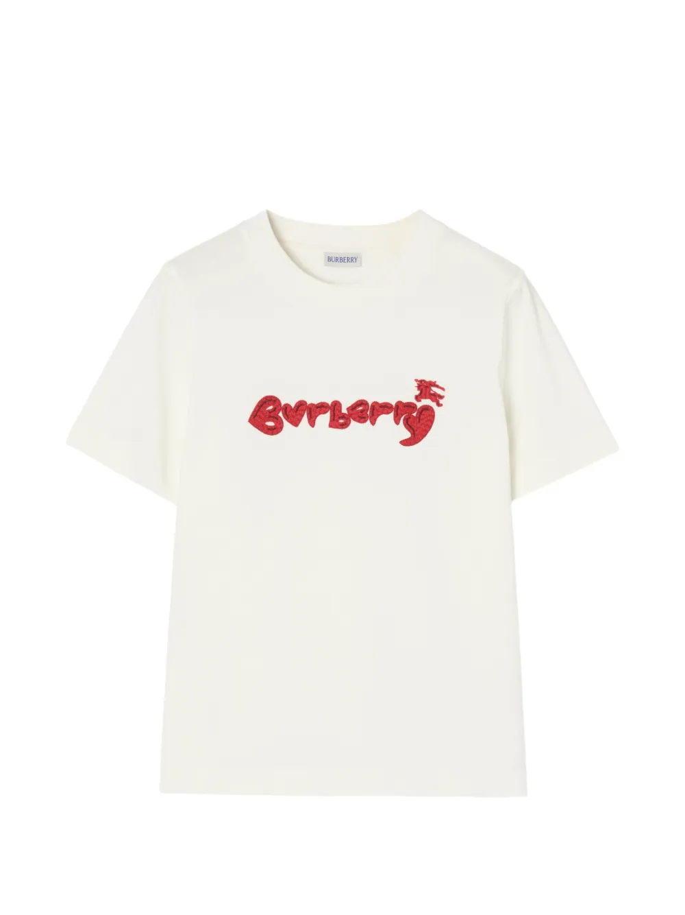 Burberry heart logo cotton T-shirt - Weiß