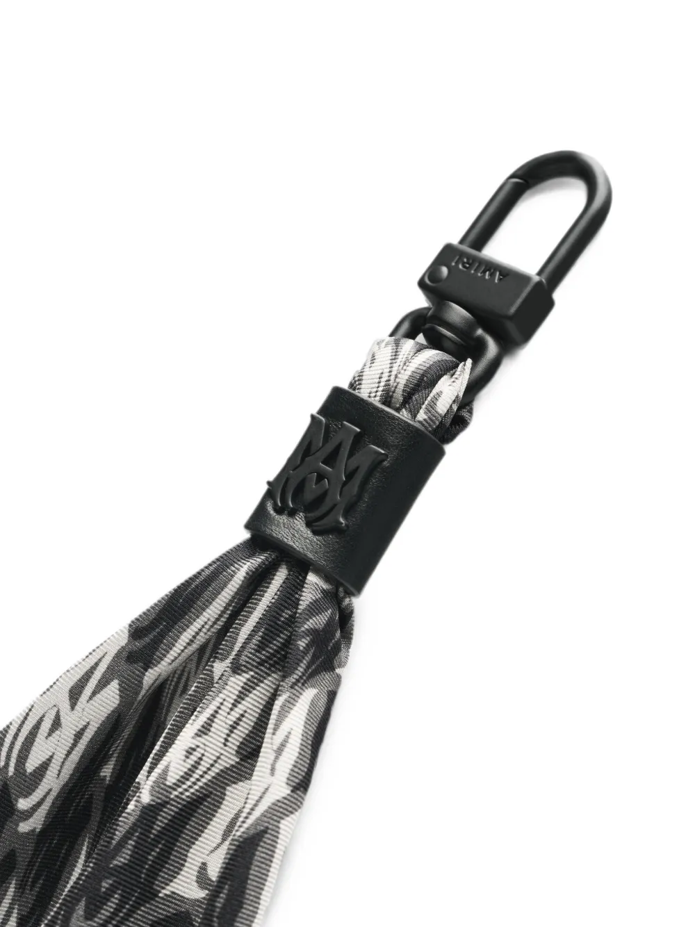 AMIRI Zijden Wavy MA sleutelhanger Zwart