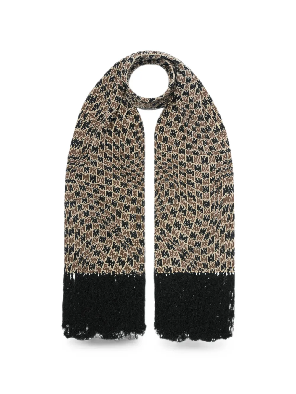 AMIRI MA Swirl scarf - Toni neutri