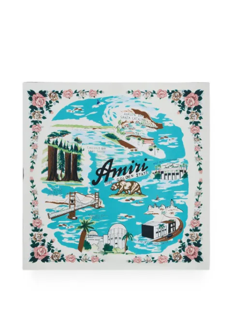 AMIRI map scarf