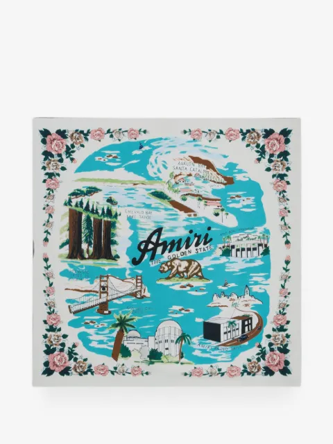 AMIRI map scarf