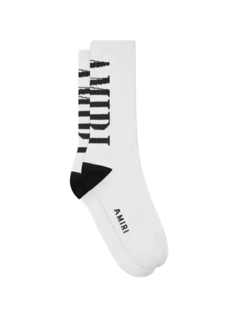 AMIRI vertical-logo socks
