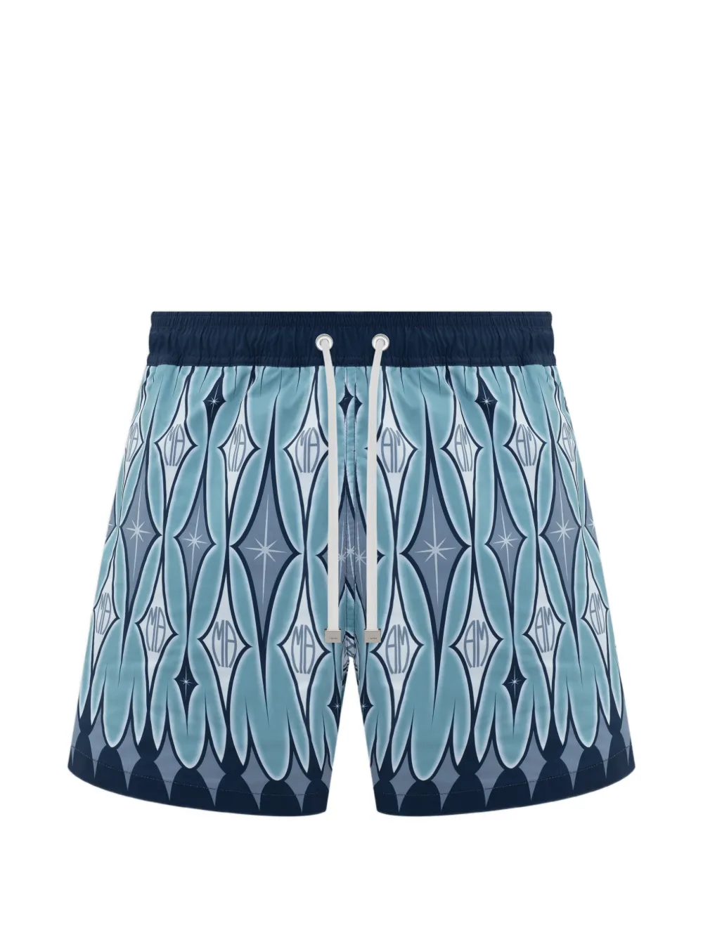 AMIRI argyle swim trunks - Blu