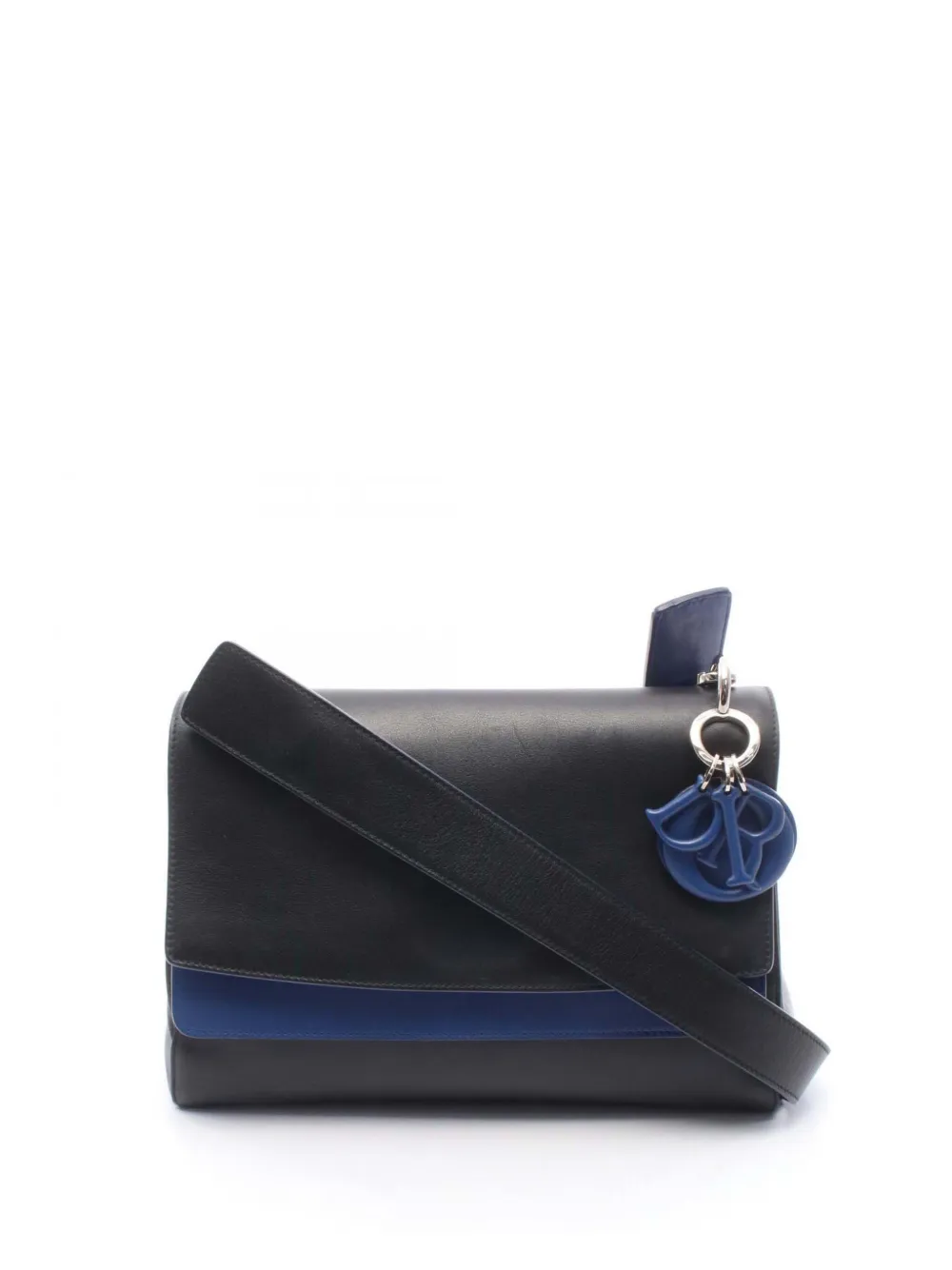 Christian Dior Pre-Owned 2014-2016 Medium Calfskin Be Dior Double Flap shoulder bag - Black