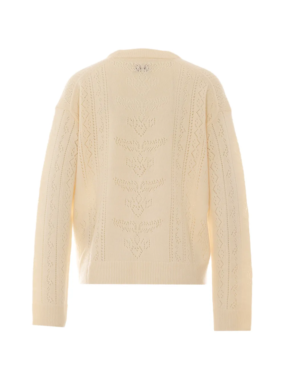 Zadig&Voltaire Markuz pointelle-knit sweater Beige