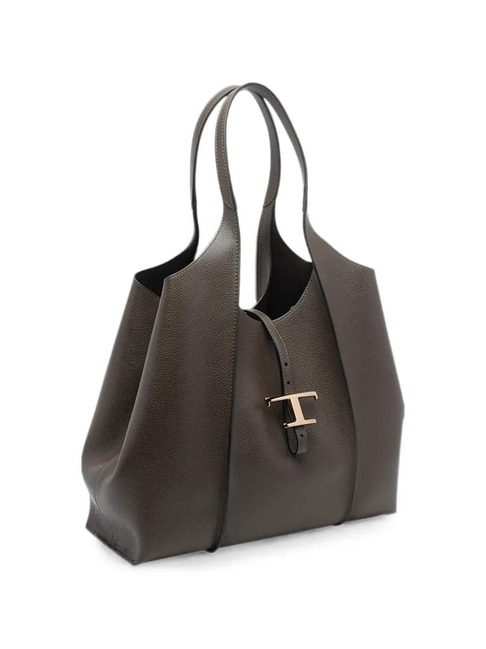 Tod's T-Timeless medium leren shopper Groen