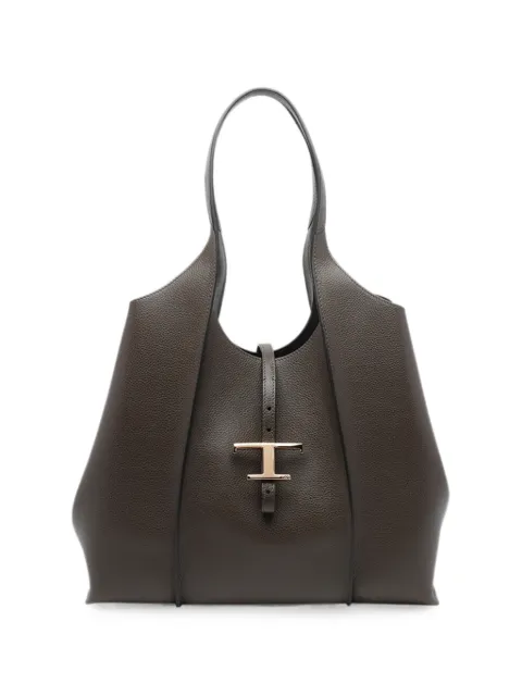 Tod's T Timeless shopping bag in leather medium