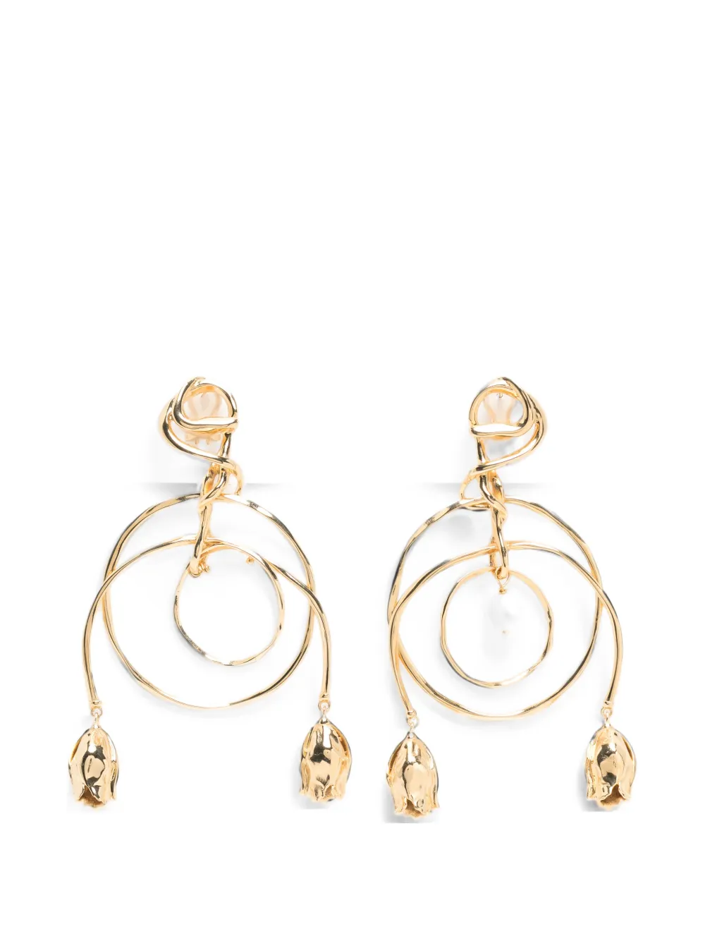 Chloé The Tulip drop earrings - Gold