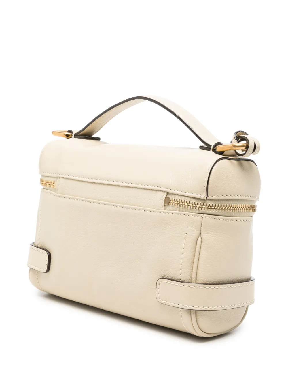 Chloé Paddington leather cross body bag Beige