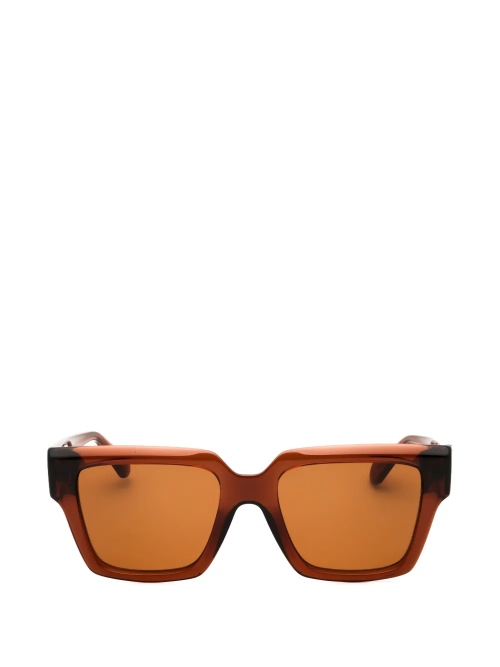 Ferragamo Eyewear Gancini square-frame sunglasses - Marrone