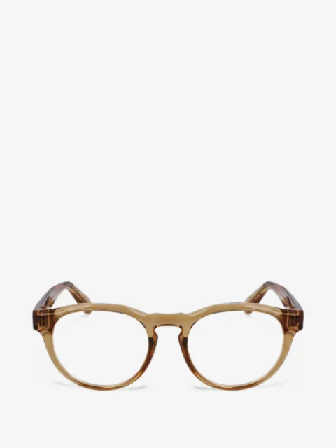 Ferragamo round-frame glasses
