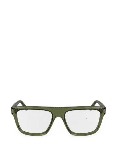 Ferragamo lentes con armazón cuadrada