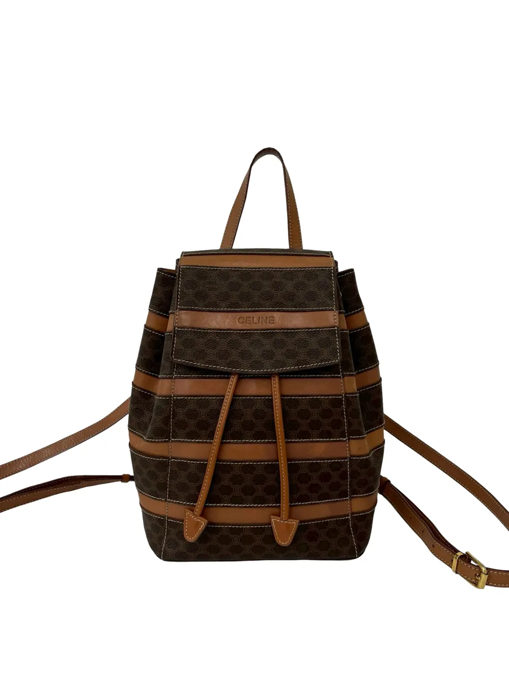 Celine Pre-Owned 1996 Macadam backpack - Brown