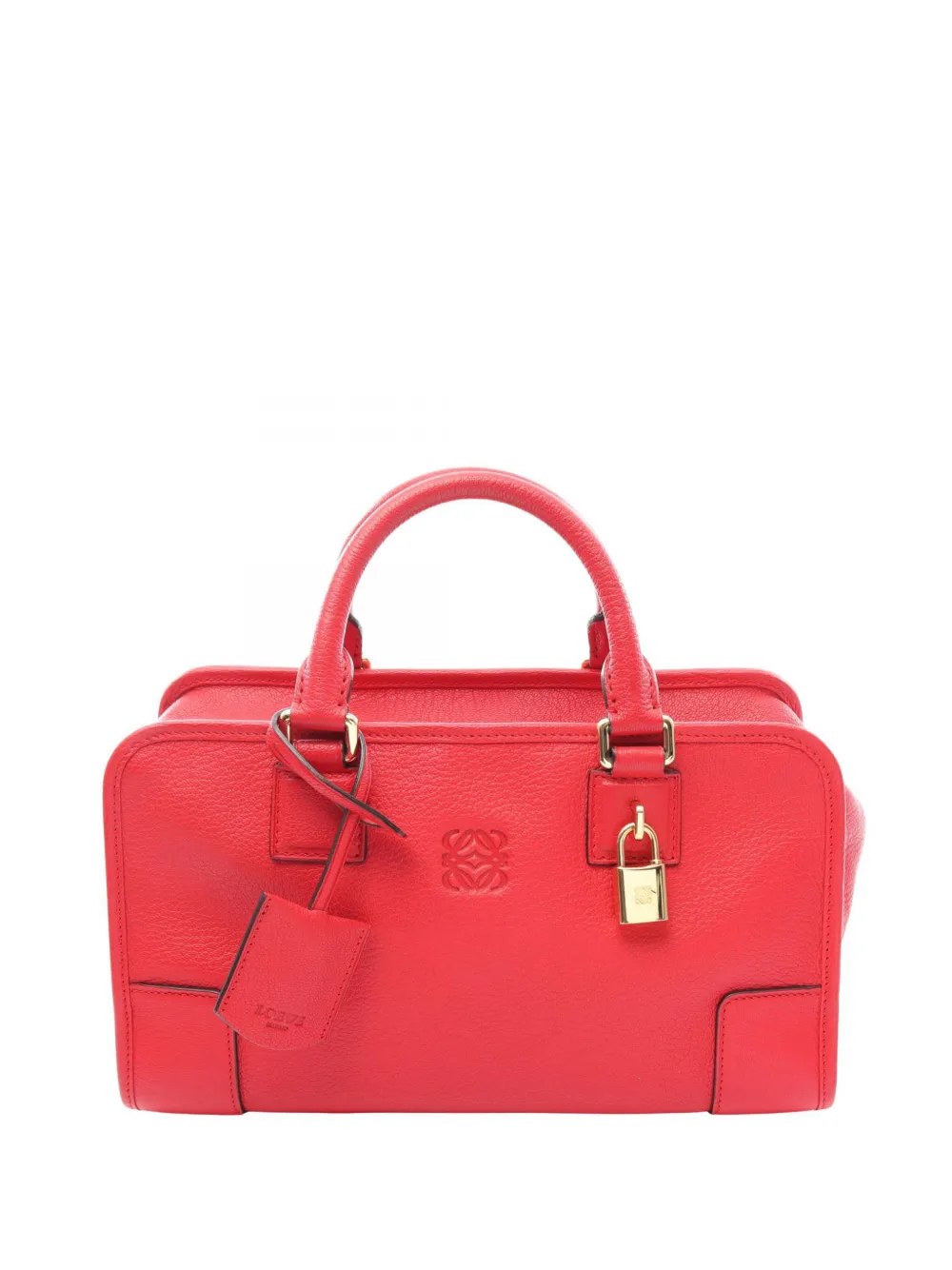 Loewe Pre-Owned 2000-2026 Leather Amazona 28 handbag - Rot