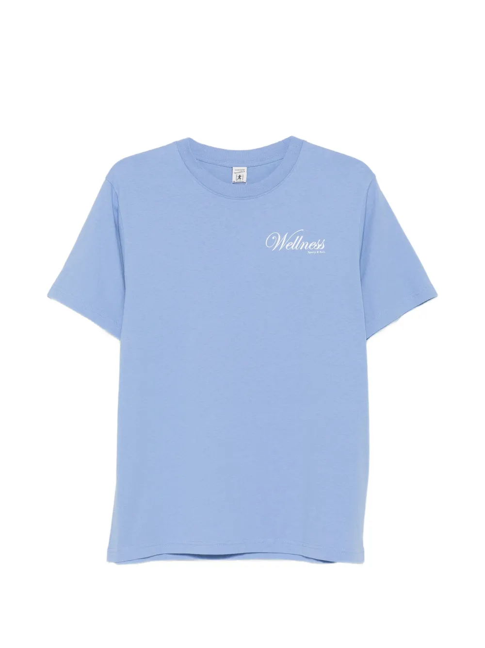Sporty & Rich T-Shirt mit Logo-Print - Blau