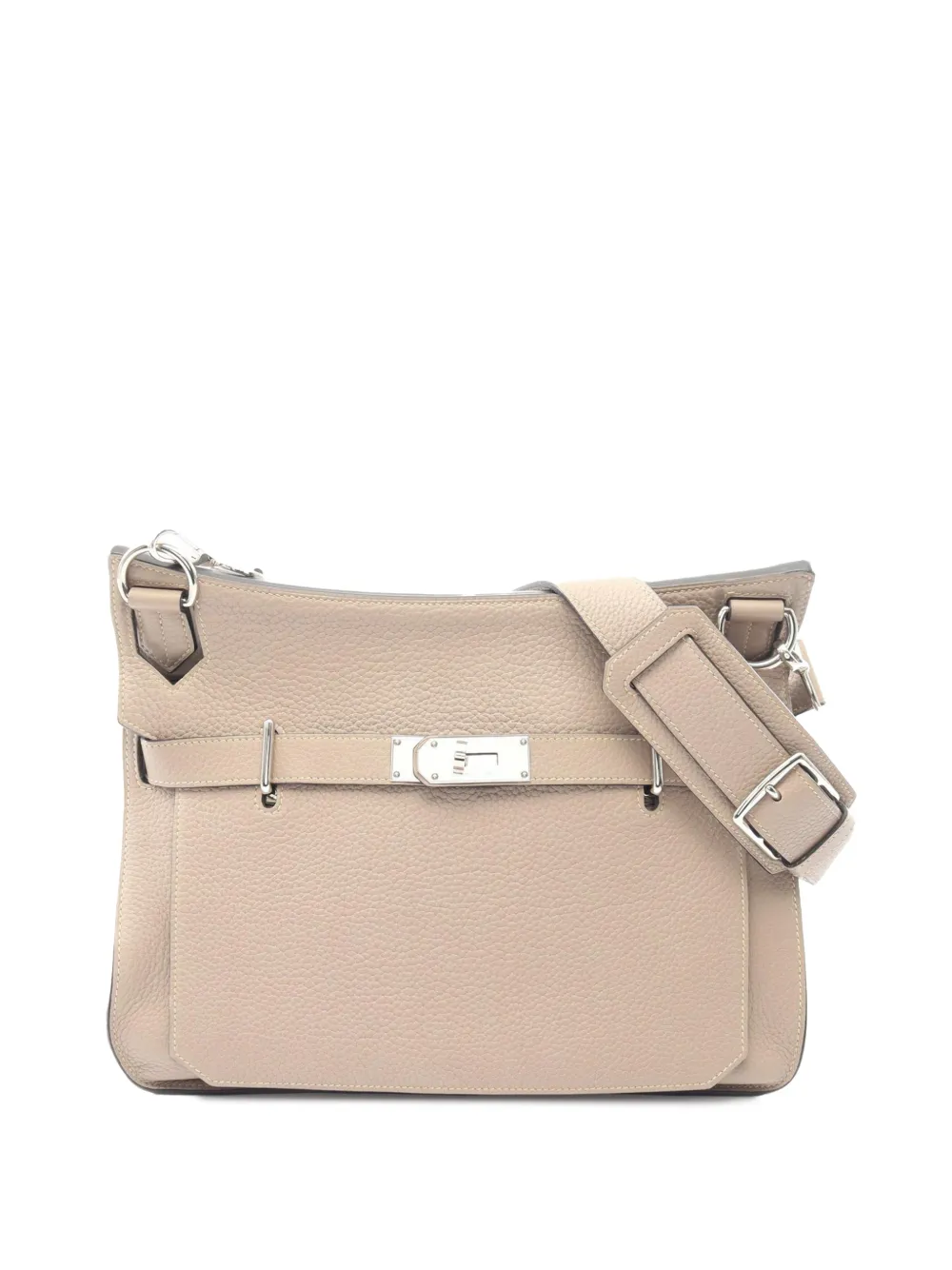 Hermès Pre-Owned 2011 Taurillon Clemence Jypsiere 34 crossbody bag - Neutrals