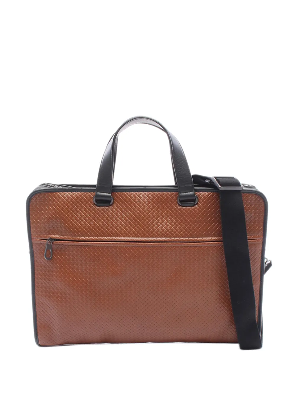 Bottega Veneta Pre-Owned 2012-2026 Nappa Intrecciato Briefcase business bag - Braun