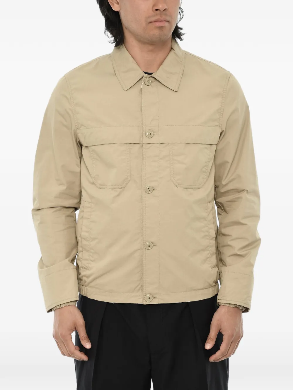 Woolrich four-pocket long-sleeve jacket - Nude