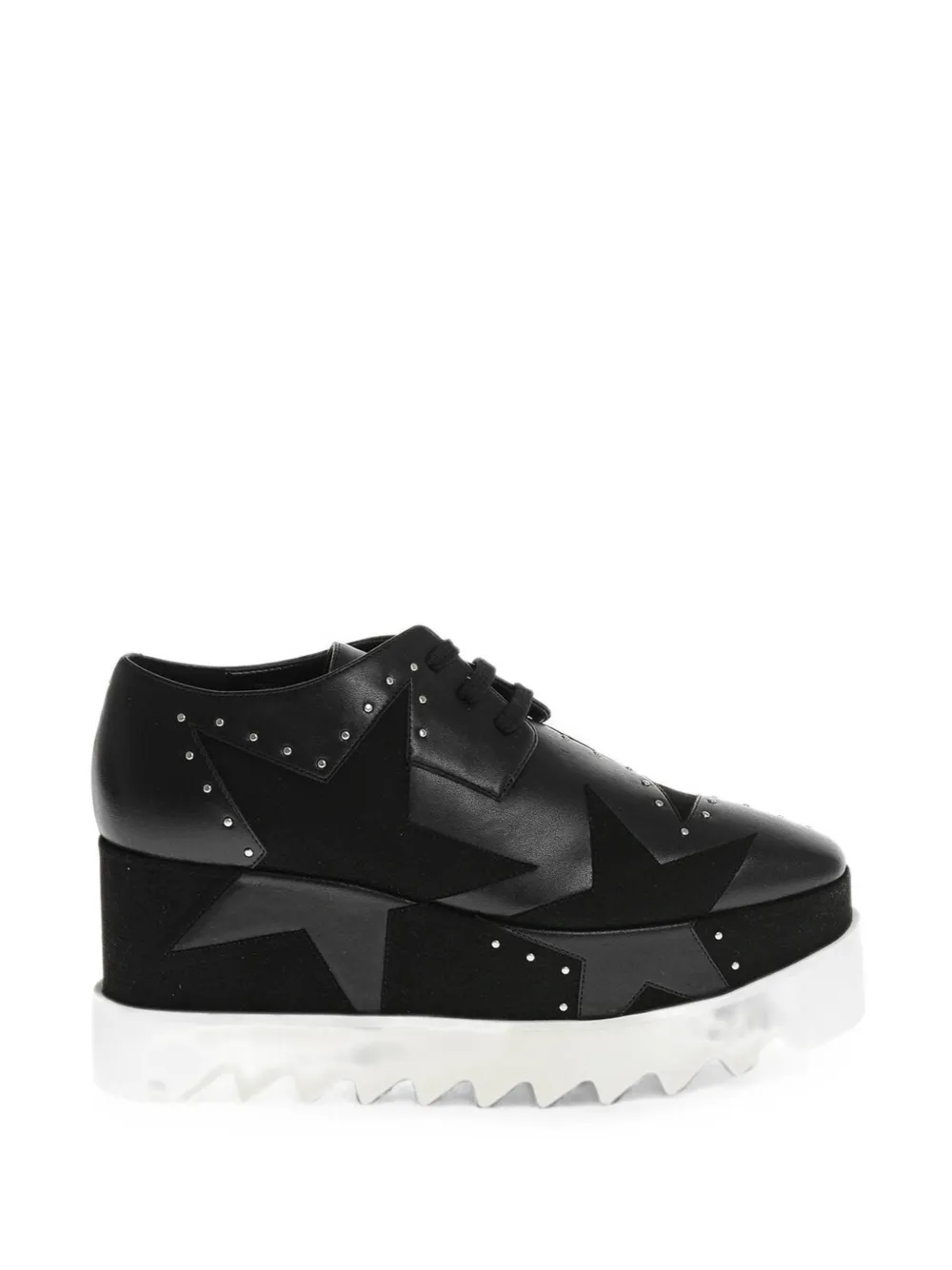 Stella McCartney Elyse star-patch sneakers - Schwarz