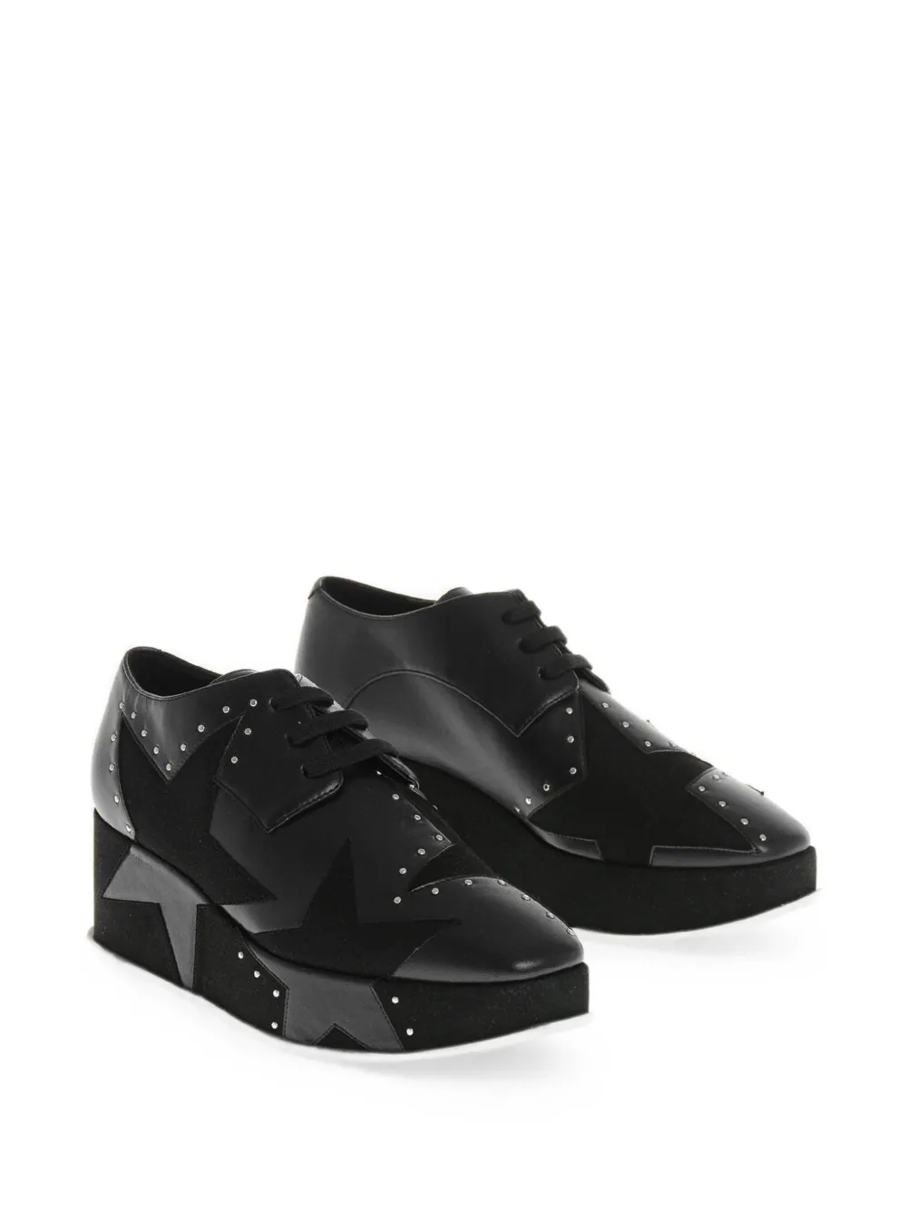 Stella McCartney Elyse star-patch sneakers Zwart