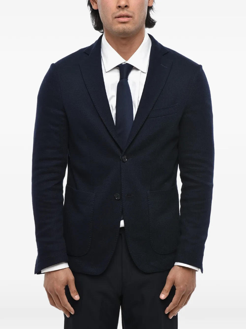 Corneliani パッチポケット シングルジャケット | ブルー | Image 1