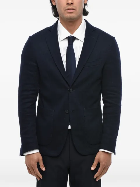 Corneliani patch-pocket single-breasted blazer