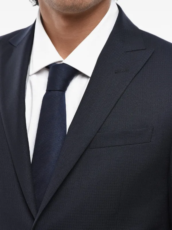 未使用イタリア製ピークドラペルシングルジャケット Corneliani ピークドラペル シングルジャケット | ブルー | FARFETCH JP