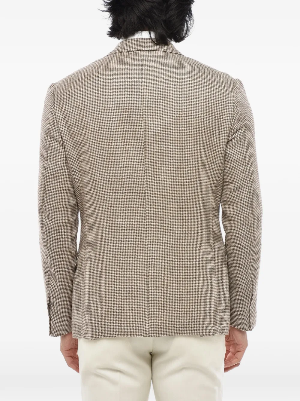 Corneliani houndstooth-pattern blazer Bruin