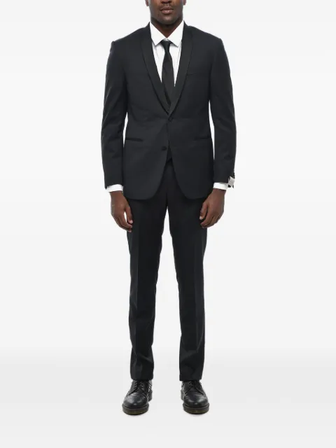 Corneliani Academy satin-lapel suit