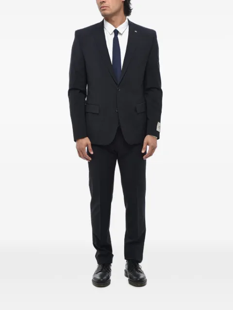 Corneliani single-breasted flap-pocket suit