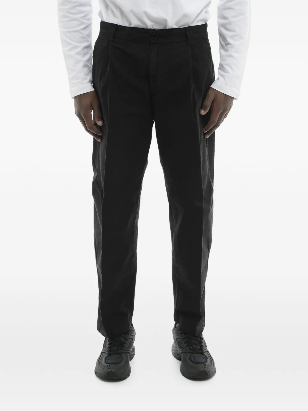 Diesel P-Arthur-A pleated trousers - Schwarz