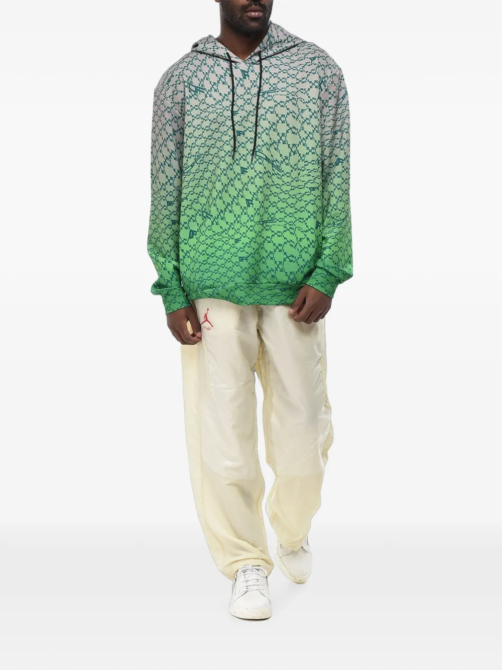 Off-White Trainingsbroek met logoprint Beige